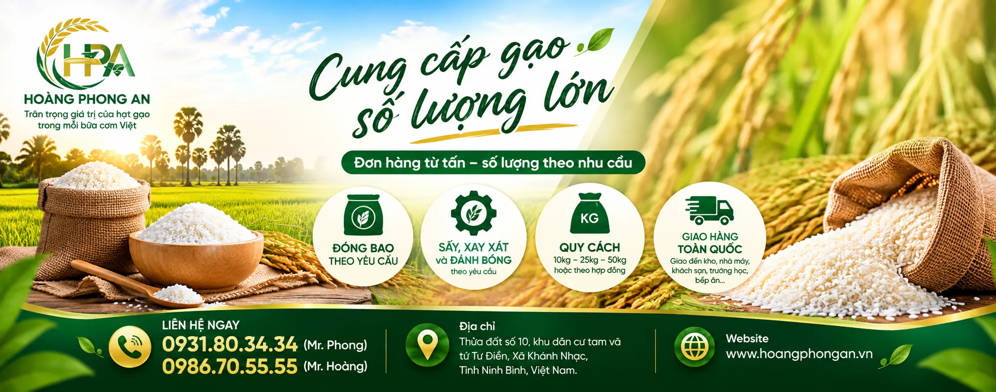 Công ty TNHH Lương Thực Thực Phẩm Hoàng Phong An